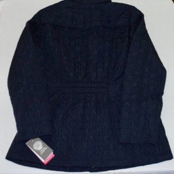 NEW Vince Camuto Quilted Navy Blue Jacket - Small - Picture 6 of 13